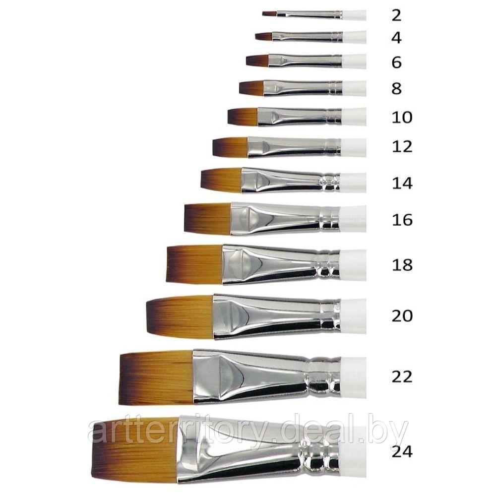 Кисть синтетика KUM Memory Tip, плоская №12 - фото 2 - id-p185003390