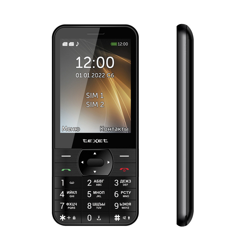 Мобильный телефон TeXet TM-423 черный - фото 1 - id-p185011229