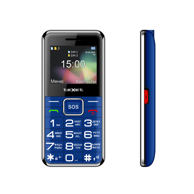 Мобильный телефон TeXet TM-B319 синий