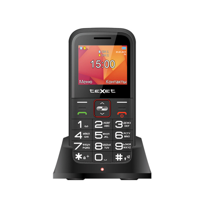 Мобильный телефон TeXet TM-B418 черныйй - фото 1 - id-p185011234