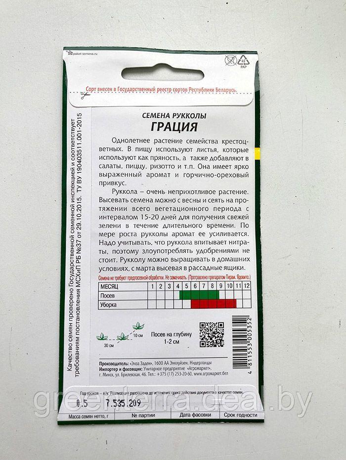 Рукола Грация 0.5 гр - фото 3 - id-p185014865