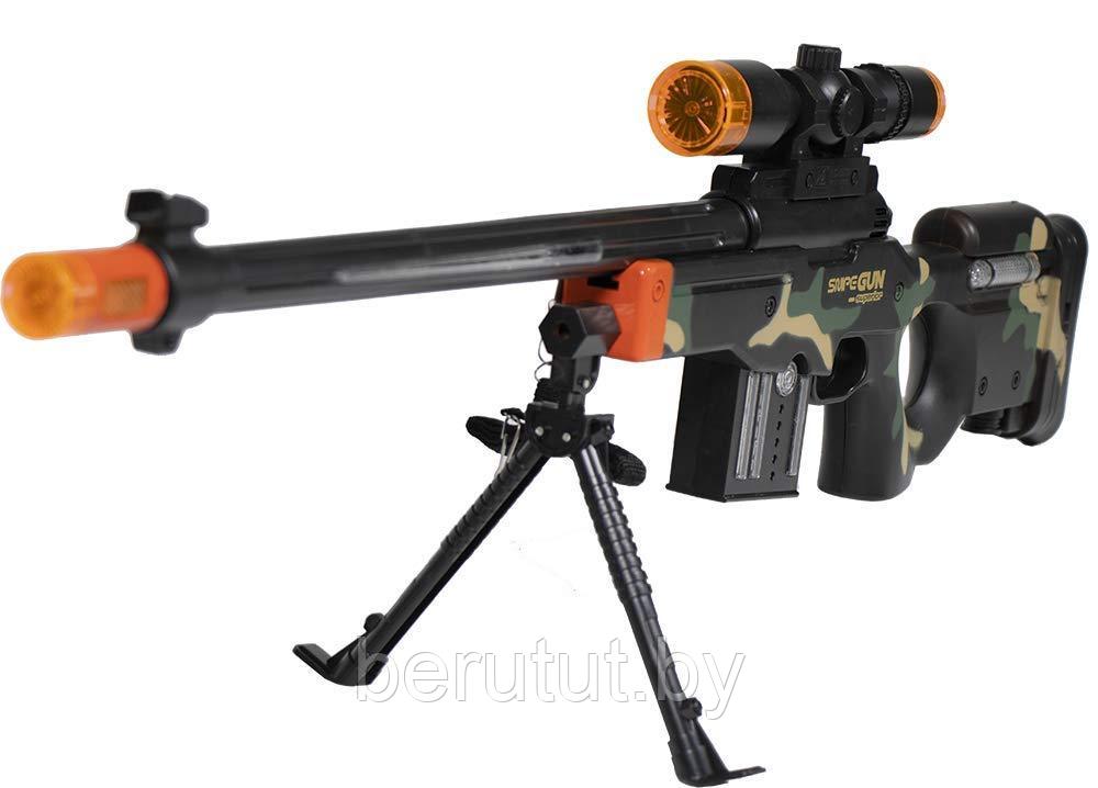 Винтовка детская снайперская / светозвуковые эффекты, работает от батареек - фото 4 - id-p185015253