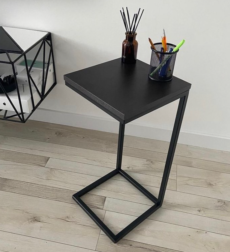 Прикроватный (придиванный) столик, черный - фото 1 - id-p185019143