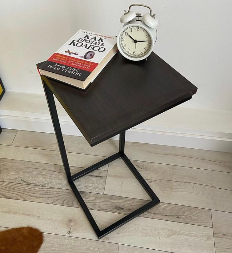 Прикроватный (придиванный) столик, черный - фото 2 - id-p185019143