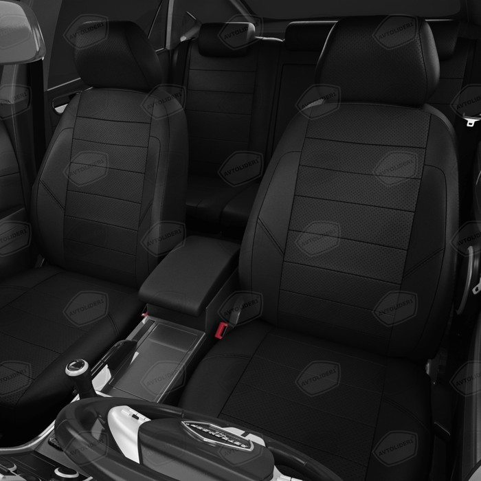 Авточехлы для Skoda Kodiaq с 2017-н.в. джип Задние спинка и сиденье 40 на 60. Передний подлокотник, Задний - фото 2 - id-p184991446