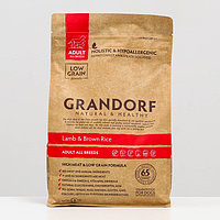 Сухой корм Grandorf для собак, ягненок/рис для средних пород, низкозерновой, 3 кг
