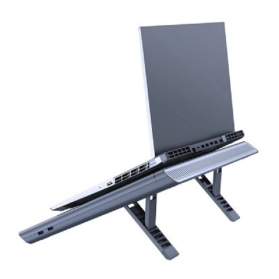 Подставка для ноутбука Baseus ThermoCool Heat-Dissipating Laptop Stand (LUWK000013) серый - фото 1 - id-p185020062