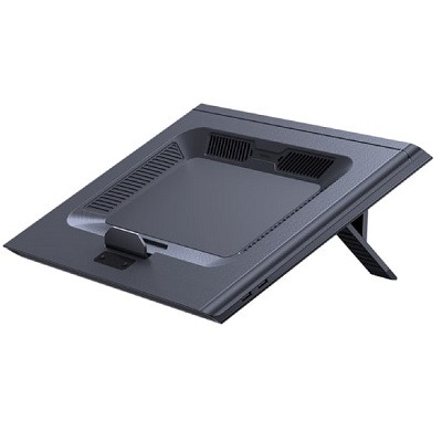 Подставка для ноутбука Baseus ThermoCool Heat-Dissipating Laptop Stand (LUWK000013) серый - фото 2 - id-p185020062