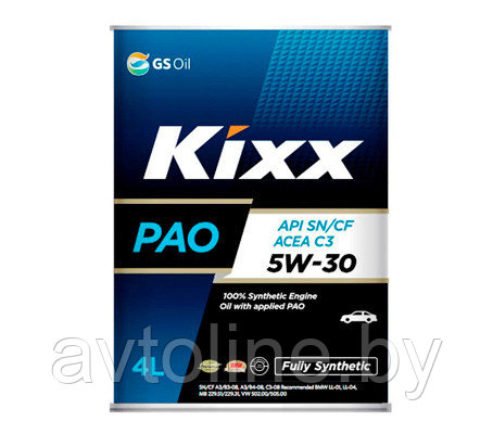 Масло моторное KIXX 5W30 PAO C3 (4л) L209144TE1 - фото 1 - id-p184822139