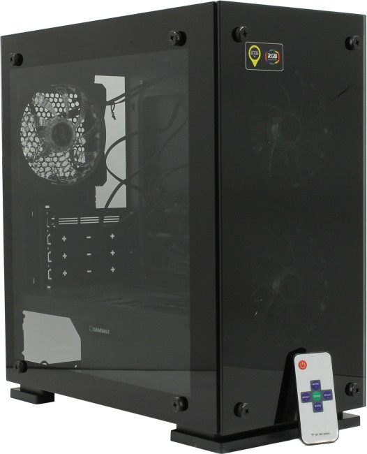 Minitower GameMax H605-TA RC MicroATX без БП, с окном