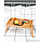 Деревянный сервировочный столик для завтрака в постель Table Тray / Складные ножки, фото 5