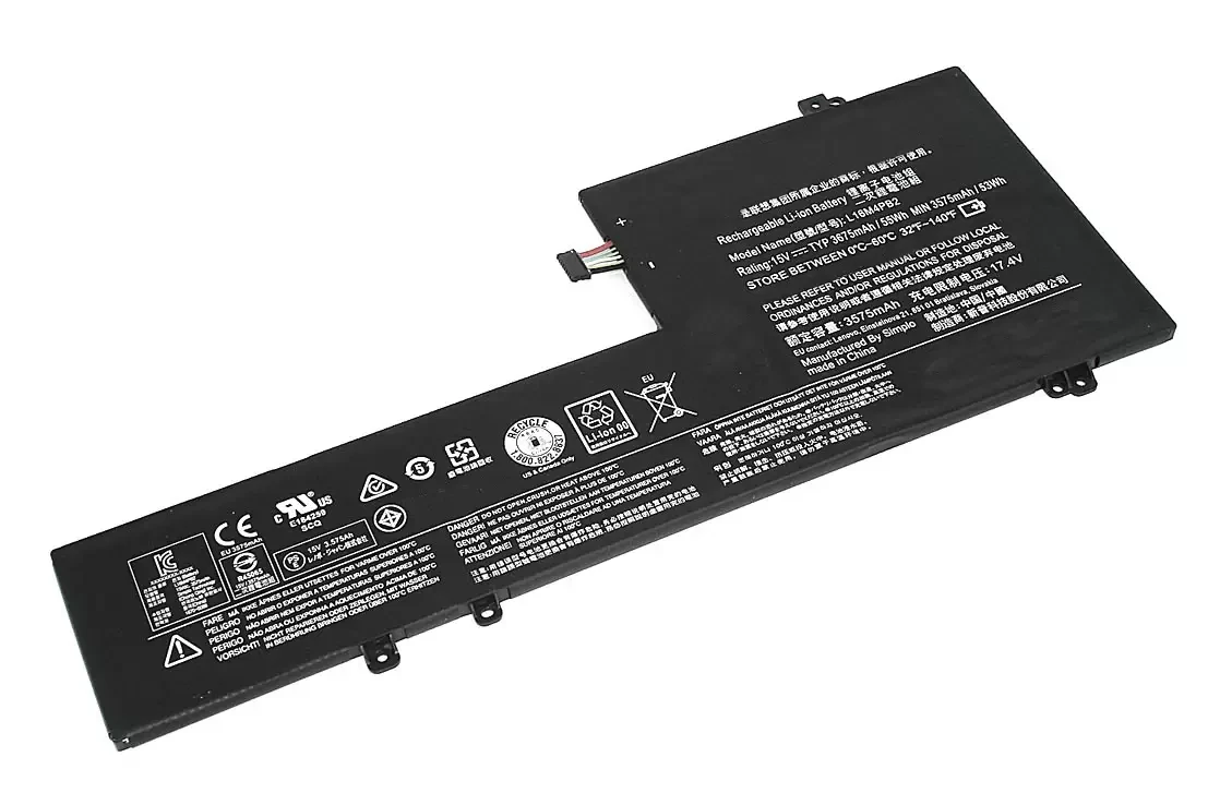 Аккумулятор (батарея) для ноутбука Lenovo 720S-14 (L16M4PB2) 15.5V 3675мАч