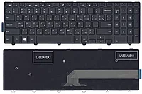 Клавиатура для ноутбука Dell Inspiron 15-3000, 15-5000, 3551, Vostro 3546, Latitude 3550 с рамкой, черная