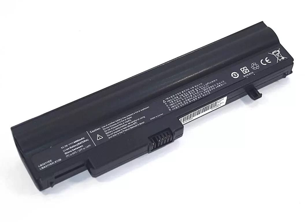 Аккумулятор (батарея) для ноутбука LG X120, 11.1В, 4400мАч OEM черная