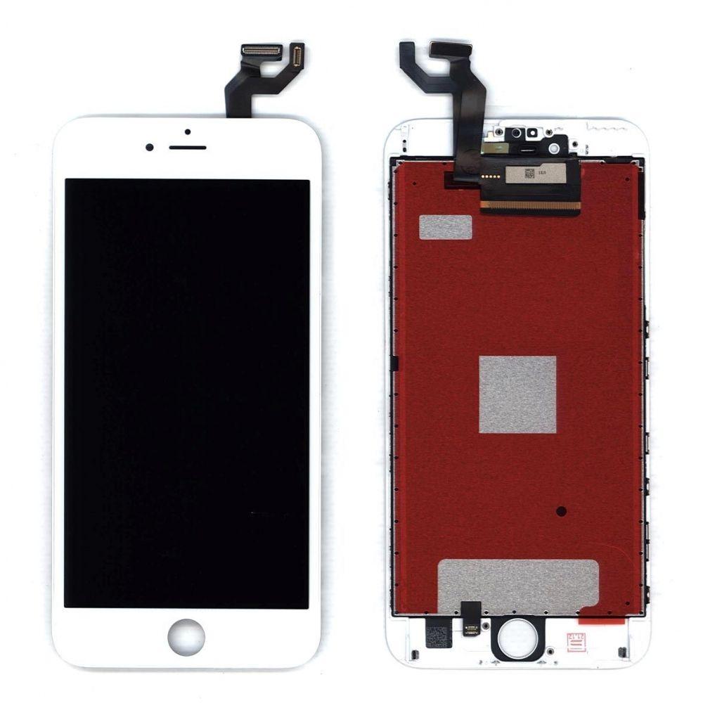 Дисплей (экран в сборе) для телефона Apple iPhone 6S Plus (AAA), белый - фото 1 - id-p178238942