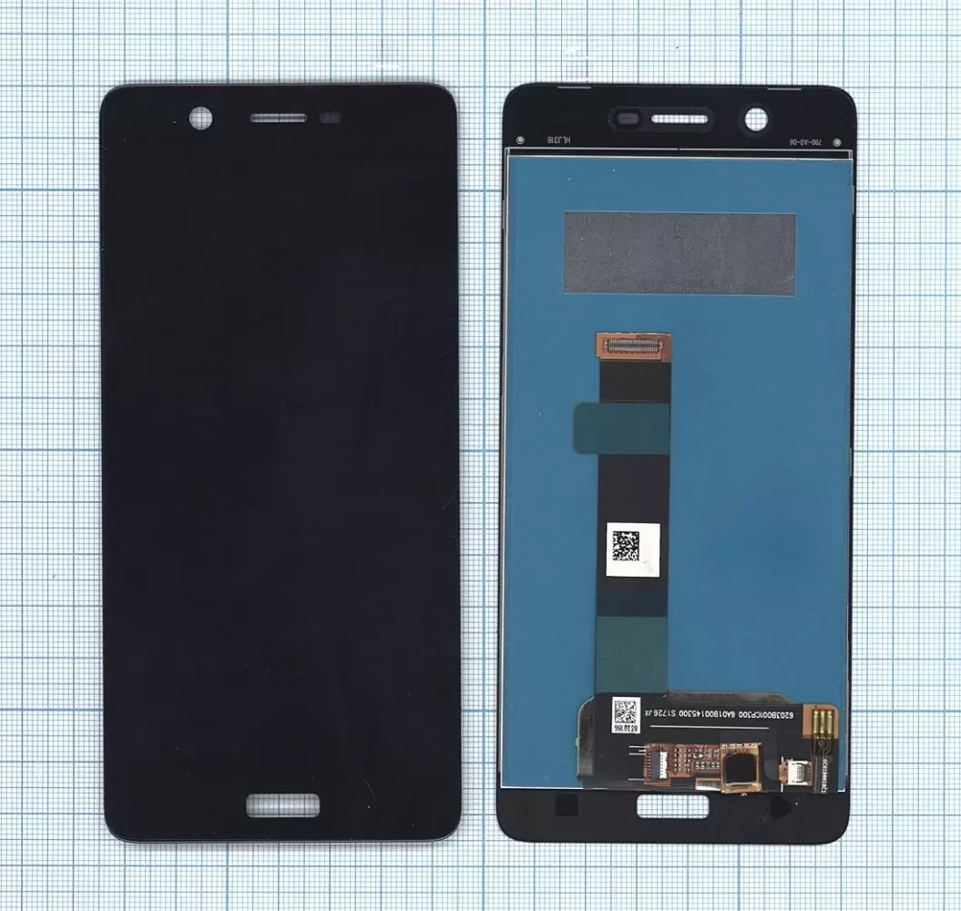 Модуль (матрица + тачскрин) для Nokia 5, черный
