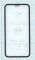 Защитное стекло 5D для Apple iPhone X, черное