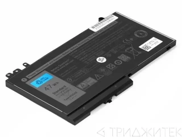 Аккумулятор (батарея) NGGX5 для ноутбука Dell Latitude 12 E5270 11.4В, 4100мАч