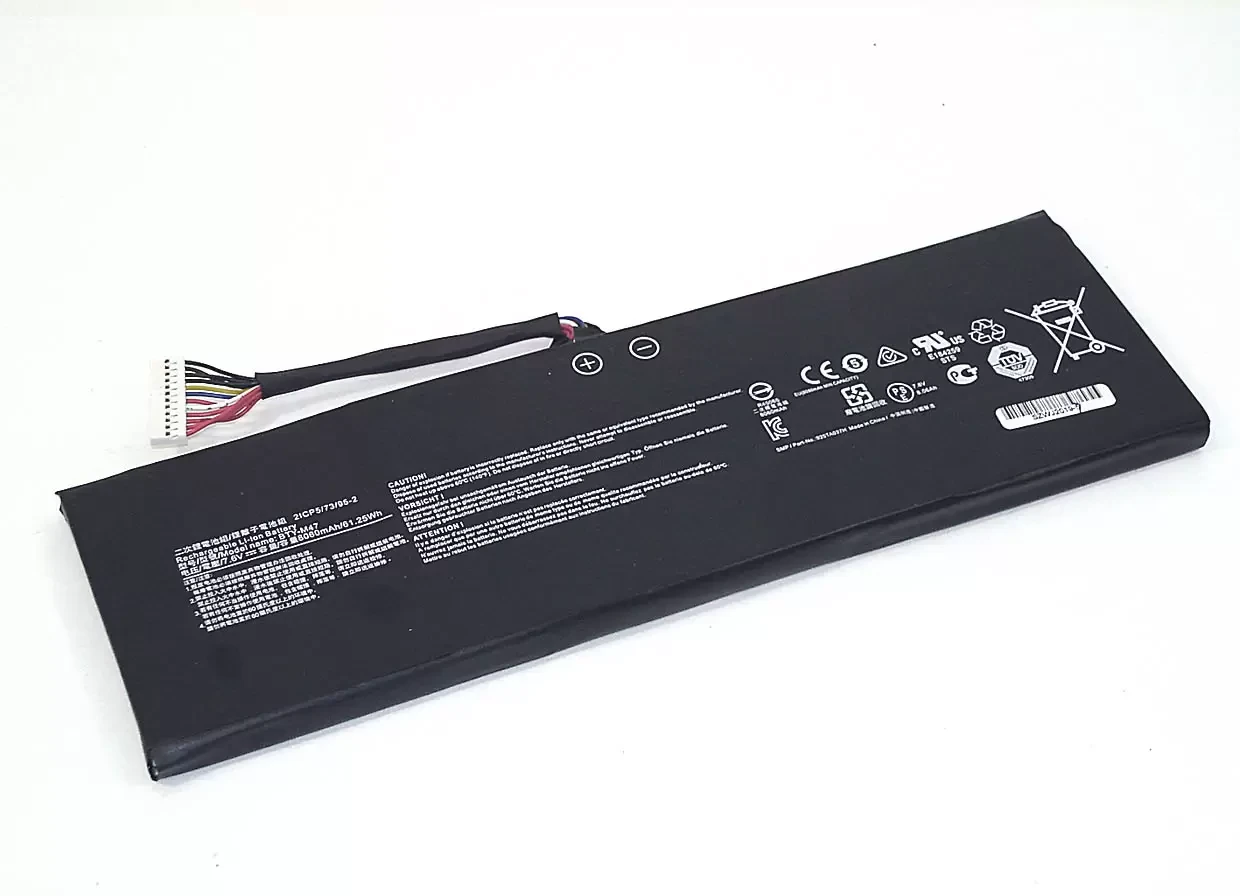Аккумулятор (батарея) BTY-M47 для ноутбука MSI GS40 6QE GS43, 7.6В, 61, 25Втч