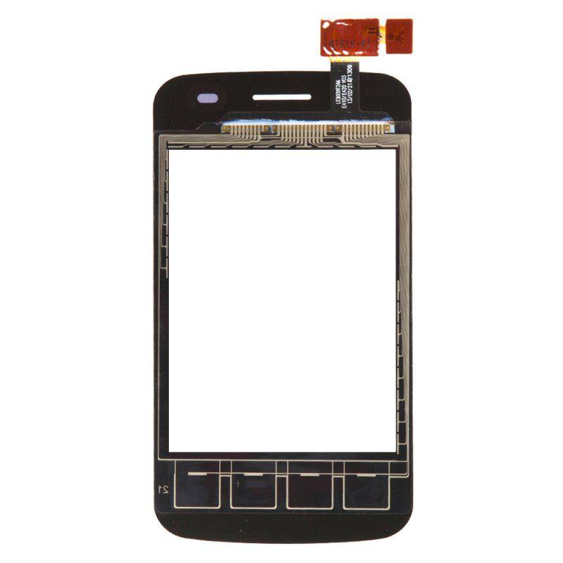 Сенсорное стекло (тачскрин) для LG Optimus L1 II Dual E420, черный
