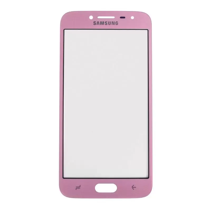 Стекло для переклейки дисплея Samsung Galaxy J2 Pro (2018) J250, розовый