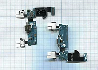 Системный разъем (разъем зарядки) для телефона Samsung Galaxy S5 Mini (G800F) c микрофоном, HOME