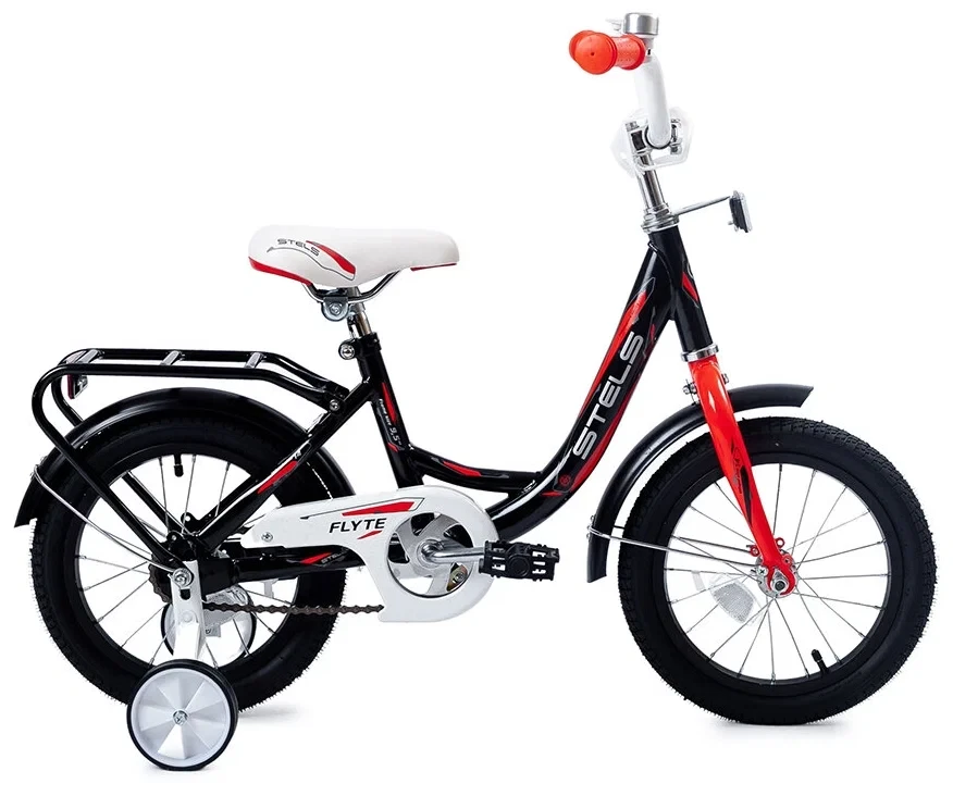 Велосипед детский Stels Flyte 14" Z011 черный/красный - фото 1 - id-p148176569