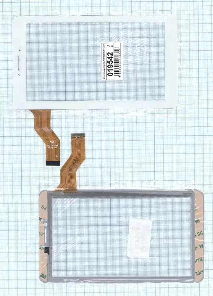 Тачскрин (сенсорное стекло) FM710301KA для планшета Irbis TX17 3G, Irbis TX18 3G, Irbis TX21 3G, Irbis TX22 - фото 1 - id-p87968252