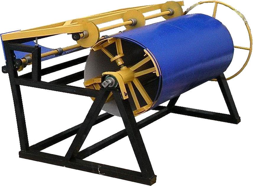 Двухопорный наматыватель рулона