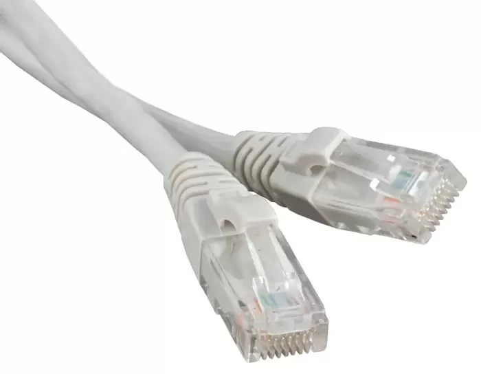 Патч-корд RJ45 - RJ45, 4 пары, UTP, категория 5е, 3 м, серый, LSZH, LANMASTER, LAN-PC45/U5E-3.0-GY