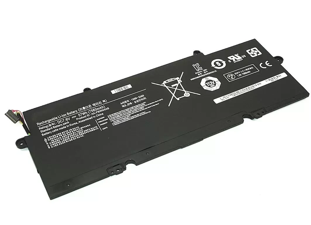 Аккумулятор (батарея) AA-PBWN4AB для ноутбука Samsung 540U4E, 7.6В, 7500мАч