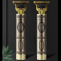 Беспроводной триммер для бороды, усов и арт рисунков Hair Trimmer professional T-Blade (4 сменные насадки)