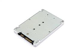 Бокс для SSD диска M2 с выходом SATA пластиковый, белый