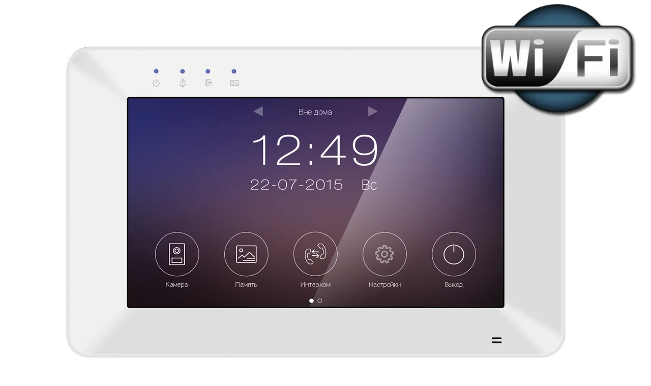 Видеодомофон Tantos Rocky Wi-Fi (белый)