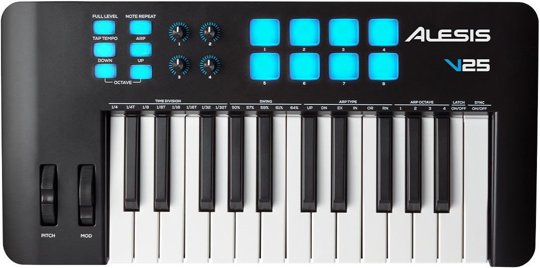 Midi-контроллер Alesis V25 MKII - фото 1 - id-p102603830