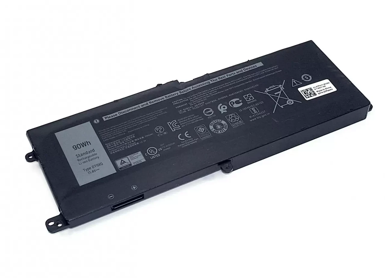 Аккумулятор (батарея) для ноутбука Dell Alienware Area-51m (07PWXV), 11.4В, 7890мАч