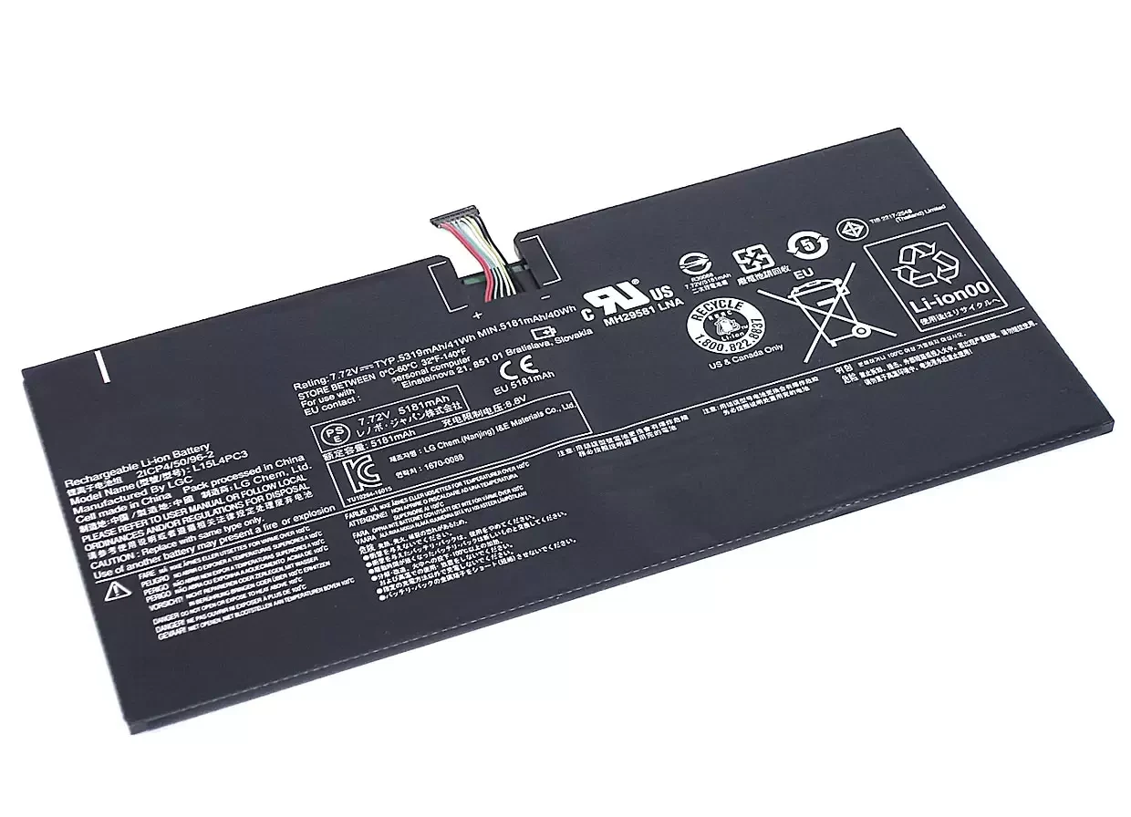 Аккумулятор (батарея) для ноутбука Lenovo MIIX 5 Pro (L15L4PC3) 7.68V 41Wh