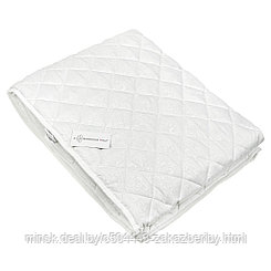 Одеяло Евро 200х215см "Подснежник", теплое, наполнитель синтепон 300г/м2, чехол микрофибра, цвет белый,
