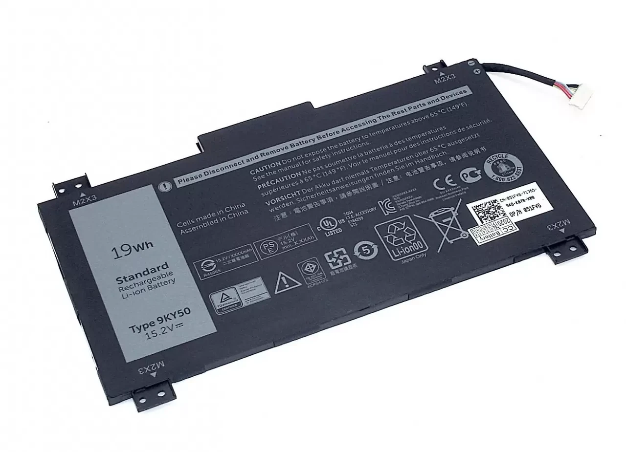 Аккумулятор (батарея) 9KY50 для ноутбука Dell Latitude 10 STE2 15.2В 1240мАч