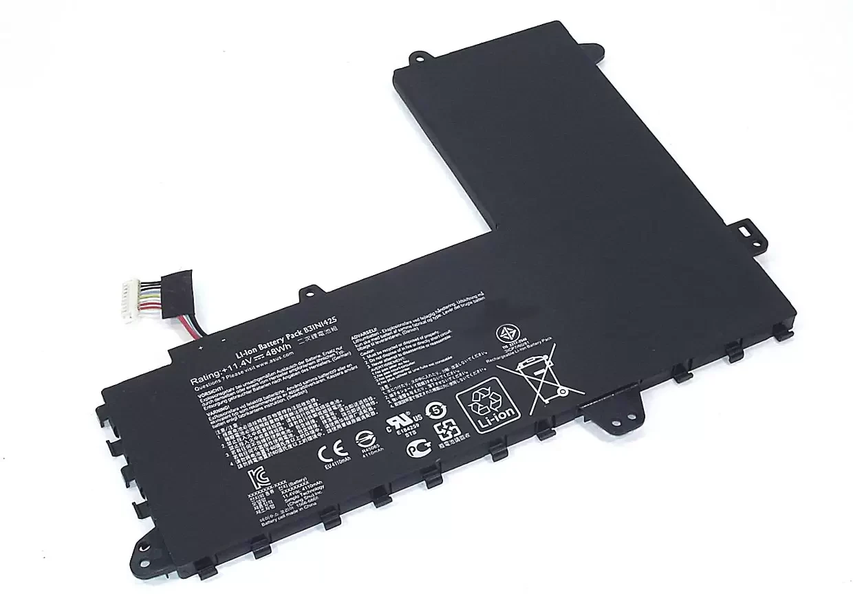 Аккумулятор (батарея) B31N1425 для ноутбука Asus E402M, E402, 11.4В, 48Вт черная