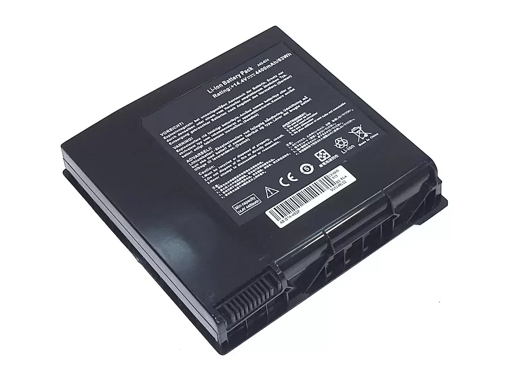 Аккумулятор (батарея) для ноутбука Asus G74, 14.4В, 4400мАч, черный (OEM)