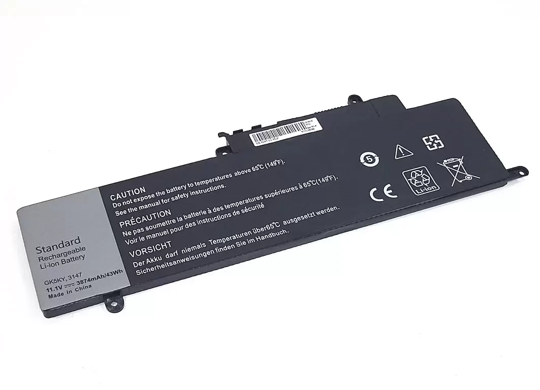 Аккумулятор (батарея) для ноутбука Dell 3147, 11.1В, 43Wh черная OEM