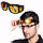 Умные антибликовые очки HD VISION  2 штуки желтые+черные, фото 2