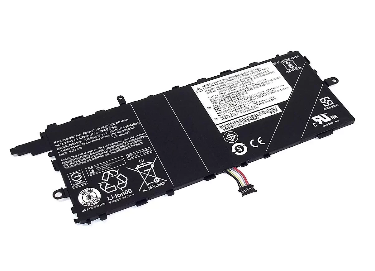 Аккумулятор (батарея) для ноутбука Lenovo ThinkPad X1 Tablet (00HW045) 7.64V 37Wh