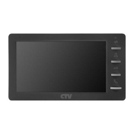 Монитор видеодомофон CTV-M1701MD (чёрный,белый) - фото 1 - id-p172403535