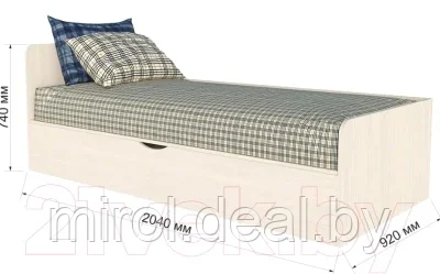 Односпальная кровать Интерлиния Анеси-3 - фото 2 - id-p185039755