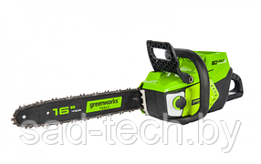 Пила цепная аккумуляторная GreenWorks GD60CS40 60В DigiPro