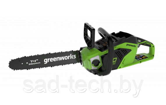 Пила цепная аккумуляторная GreenWorks GD40CS15 40В G-MAX DigiPro - фото 1 - id-p185038594