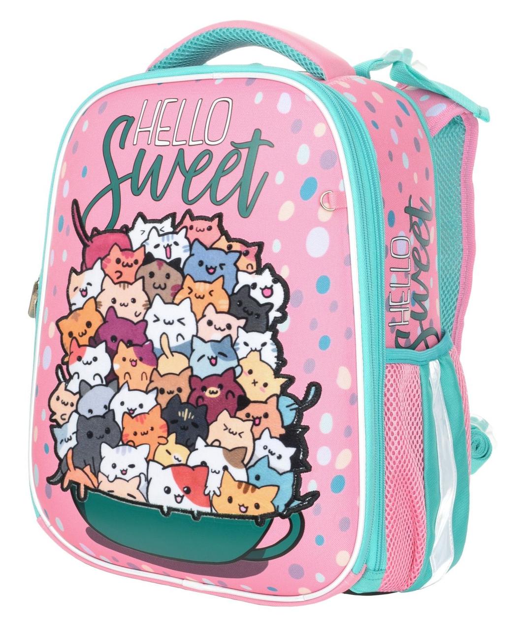 Рюкзак школьный Schoolformat Ergonomic 2 19,8L 300*380*180 мм, Fluffy Kittens - фото 1 - id-p185037895