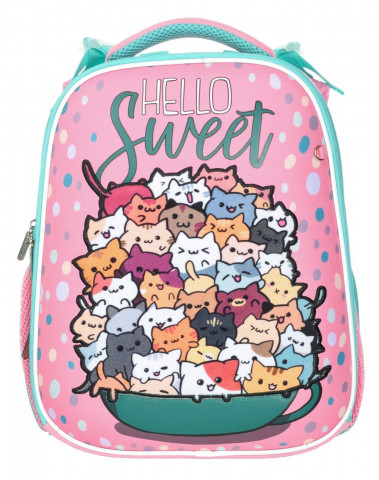 Рюкзак школьный Schoolformat Ergonomic 2 19,8L 300*380*180 мм, Fluffy Kittens - фото 4 - id-p185037895